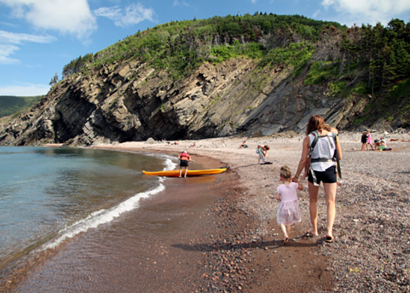 meat cove campground beach